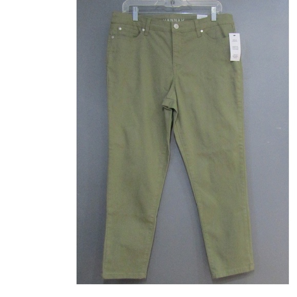 NEW Hanna Ankle Jeans Mermaid Green Size 14 - Picture 1 of 5